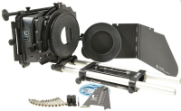 Chrosziel Kit MB 450R2 + LWS-15 HD Allround:  450-R2 MatteBox mit French Flag (450-11),  Montagestan