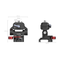 SmallRig Drop-in HawkLock mini Quick Release Monitor Mounting Support with NATO Clamp 3601C