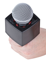 Rycote Single Square Black MIC FLAG