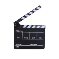 E-IMAGE ECB-01 CLAPPERBOARD / Acrylic Filmklappe 23.5 x 28 cm