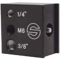 Sachtler Adapter accessory, 1/4&amp;quot;, 3/8&amp;quot;, M8