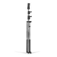 Manfrotto 007CSU CHROME STAND 3 SECTION, LEVLEG