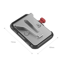 SmallRig mini V-Mount Battery Mount Plate with Belt Clip 2990