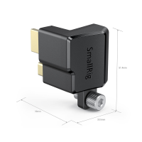 SmallRig HDMI &amp; Type-C Right-Angle Adapter for BMPCC 4K  Camera Cage AAA2700