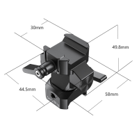 SmallRig Swivel and Tilt Monitor Support with NATO Clamps BSE2385