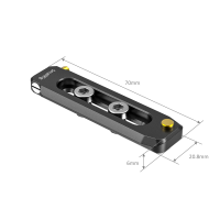 SmallRig Low-profile NATO Rail 70mm BUN2483