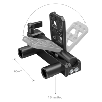 SmallRig Foldable Battery Mount Plate for Dual 15mm Rods MD2802