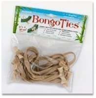 BONGO TIES (Set of 10) Natural Color Die einfache Art Kabel zu binden