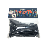 BONGO TIES &amp;quot;Obsidian&amp;quot; -  BongoTies 10-pack  (BLACK Bongo Pin) 