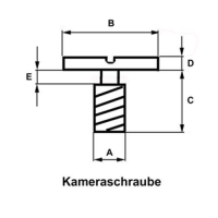 Sachtler ET Camera screw