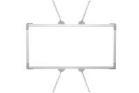Velvet Rectangular Rabbit Ears aluminum frame for 2x1 panels