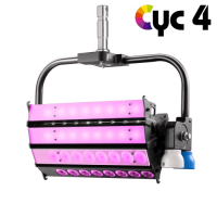 VELVET CYC 4 color STUDIO asymmetrical articulated LED with on-board AC control without yoke