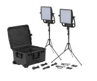 Litepanels Astra 6X Bi-Color LED Panel Traveler Duo V-Mount Kit