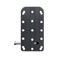 Ossium V-Mount Battery Cheese Plate w/ 2-Bolts / Rail and Slider Compatible / Bolts = 1&amp;quot; on center