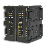 Hawk-Woods DV-MC4A  - Canon BP Battery Charger — 4-Channel Simultaneous