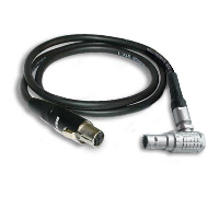 LA-56R Lemo 2-pin R/A (male) -- Mini-XLR 4-pin (female), 45cm length