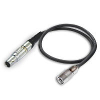 LA-7 Hirose 4-pin (male) — XLR 4-pin (female), 45cm length