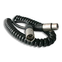 Hawk-Woods LD-2C - XLR 4-pin (male) — XLR 4-pin (female) - coiled cable