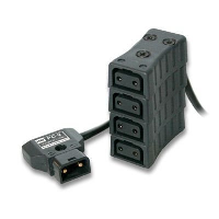 Hawk-Woods PC-11 - Power-Con 2-pin Plug (male) — 4-way Power-Con (female), 30cm length