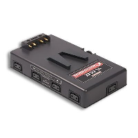 Hawk-Woods VL-DC5 - V-Lok 15mm Adaptor — 5x Power-Con Outputs