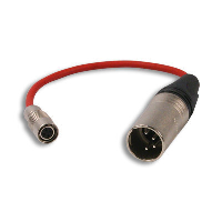 XE-62 DC Cables XLR4(M) to 4-Pin Hirose(F) type / Cable 15cm