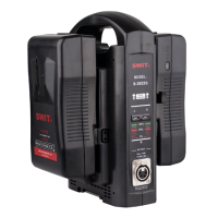 SWIT S-3822S | 2chx3A Fast Simultaneous Charger, adaptor out, V-mount