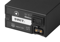 SWIT LB-SF65C | 65Wh NP-F-type DV battery with 12V D-tap and USB-C, Sony L-series compatible