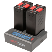 Hedbox HED-BP95D - 95Wh / 6700mAh- 8A / 95W Max Load- USB Output 5.1V / 1A / 5W- 2 x D-Tap Output 14