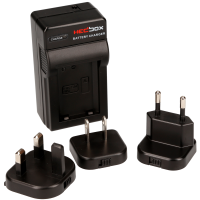 Hedbox RP-DC30 | Traveler Battery Charger - Changeable Battery plates peed to be order separately, a