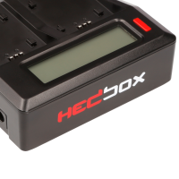 Hedbox RP-DC50 | Dual Digital LCD Battery Charger - Changeable Battery plates need to be order separ