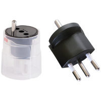 Fixadapter MH 3L 10A 230VAC Schuko/T12 CEE7/7-CH T12, schwarz
