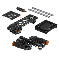 Bright Tangerine KASBAH Atman Universal Shoulder Rig &amp;amp; Hand Grip Kit (Two-Axis BUD VCT-14)