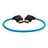 Kondor Blue 12” Right Angle to Left Angle Full HDMI Straight Cable (Kondor Blue)