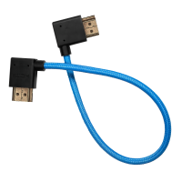 Kondor Blue 12” Right Angle to Left Angle Full HDMI Straight Cable (Kondor Blue)