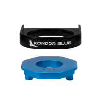 Kondor Blue ARRI Pin Anti Twist Cradle for Mini Quick Release Plates (Space Gray)