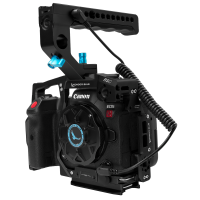 Kondor Blue Canon R5C Cine Cage with Top Handle (Raven Black)