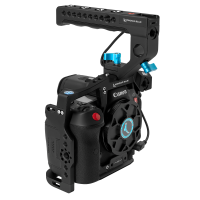Kondor Blue Canon R5C Cine Cage with Top Handle (Raven Black)
