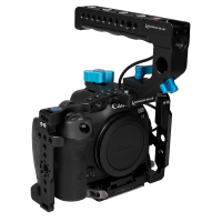 Kondor Blue Canon R7 Arca Cage with Top Handle (Raven Black)