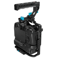 Kondor Blue Canon Arca R5/R6/R Battery Grip Cage with Top Handle (Raven Black)