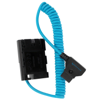 Kondor Blue D-Tap to Canon LPE6 NH Dummy Battery Cable (Kondor Blue)