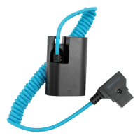 Kondor Blue D-Tap to Canon LPE6 NH Dummy Battery Cable (Kondor Blue)