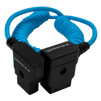 Kondor Blue D-Tap Extension Male to Female Coiled Cable