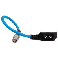 Kondor Blue 6&amp;quot; D-Tap to 2 Pin Lemo Female Adapter Cable for teradek