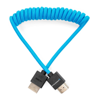 Kondor Blue Coiled Full HDMI Cable (12-24&amp;quot;)