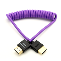 Kondor Blue Gerald Undone MK2 Full HDMI Cable 12&amp;quot;-24&amp;quot; Coiled (Purple)