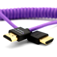 Kondor Blue Gerald Undone MK2 Full HDMI Cable 12&amp;quot;-24&amp;quot; Coiled (Purple)
