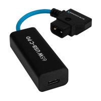 Kondor Blue 6” D-Tap to Female USB C PD 2 Way Battery Charging Power Cable (Kondor Blue)