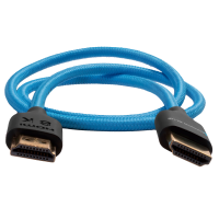 Kondor Blue 2 FT 4K HDMI 2.0 BRAIDED BLUE CABLE (Kondor Blue)(2 Feet)