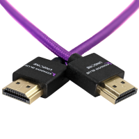 Kondor Blue Gerald Undone MK2 Full HDMI Straight Braided Cable (Purple)(18&amp;quot;)