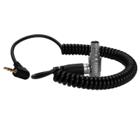 Kondor Blue 12-24&amp;quot; RED Komodo X/V Raptor EXT to 2.5mm Remote Trigger Run Stop Coiled Cable